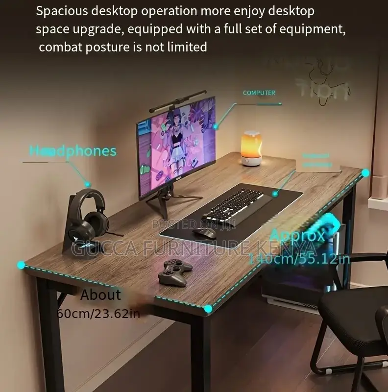Office Furniture:1.2 Meters Modern Wood Gaming Desk