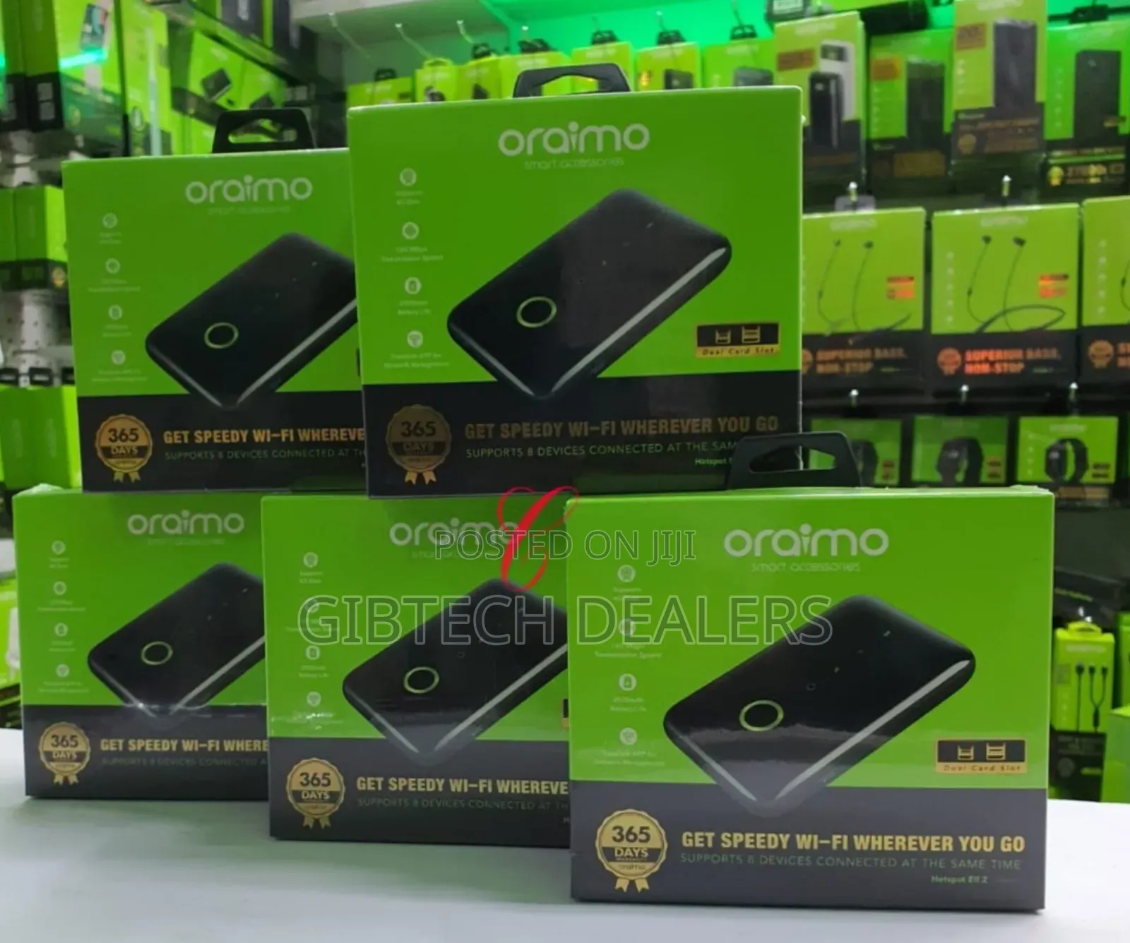 Oraimo Hotspot Elf 2 Mifi Om-102 4g Dual Sim Card