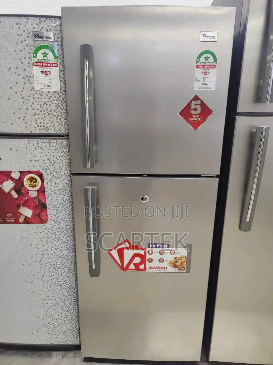 Ramtons  Double Door Fridge RF/239 196l