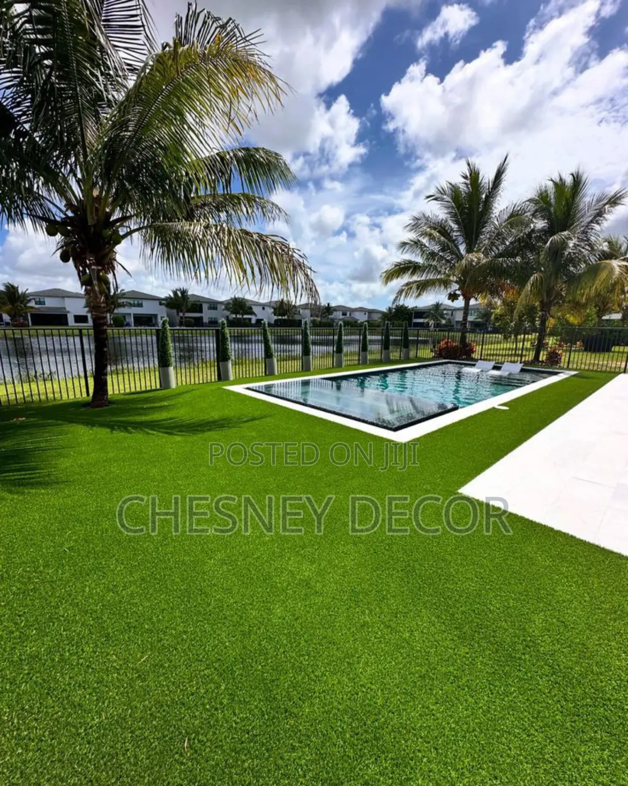 Clean and Green Poolside