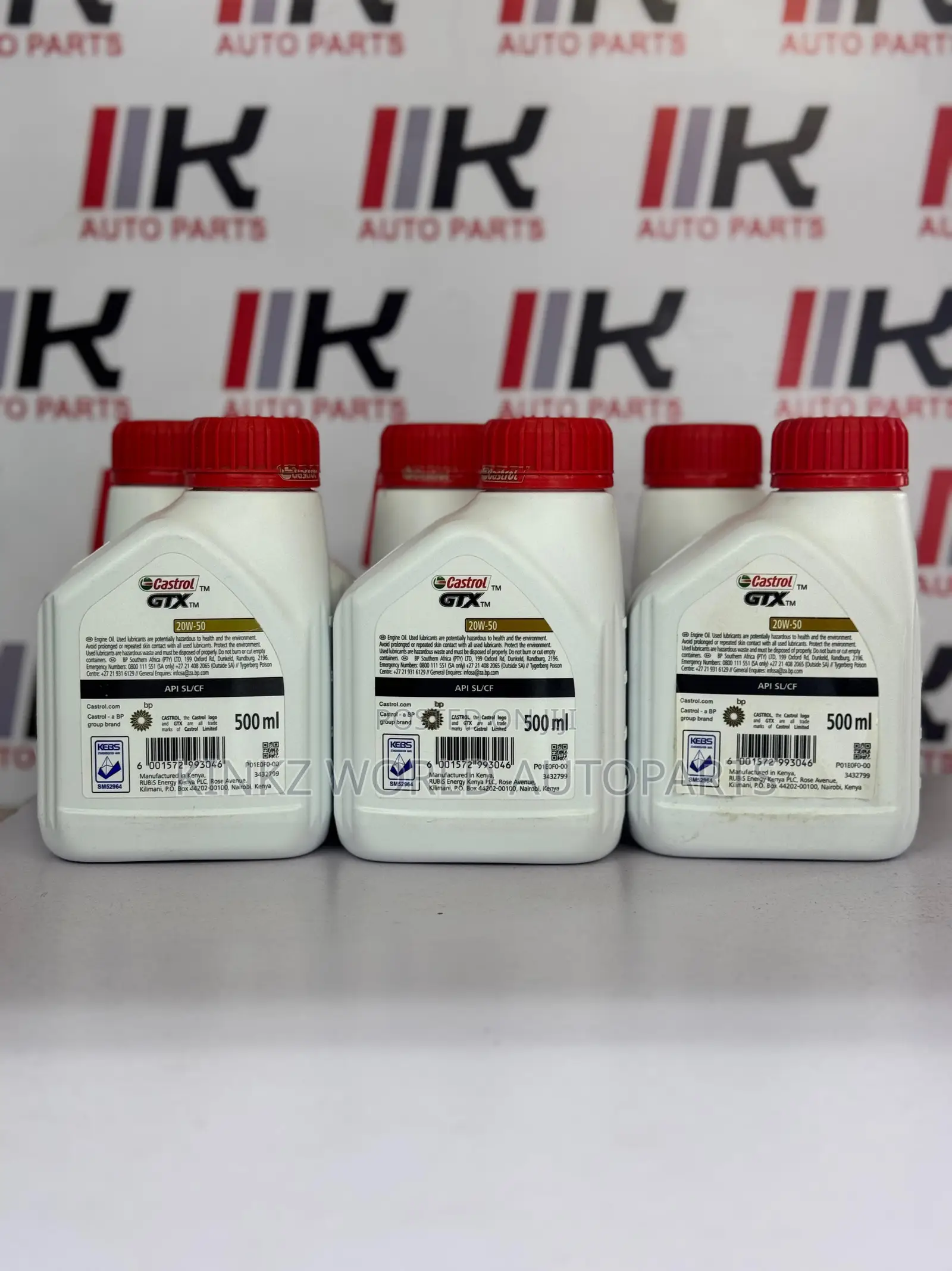 Castrol GTX 20w-50 Conventional Motor Engine Oil 500ML
