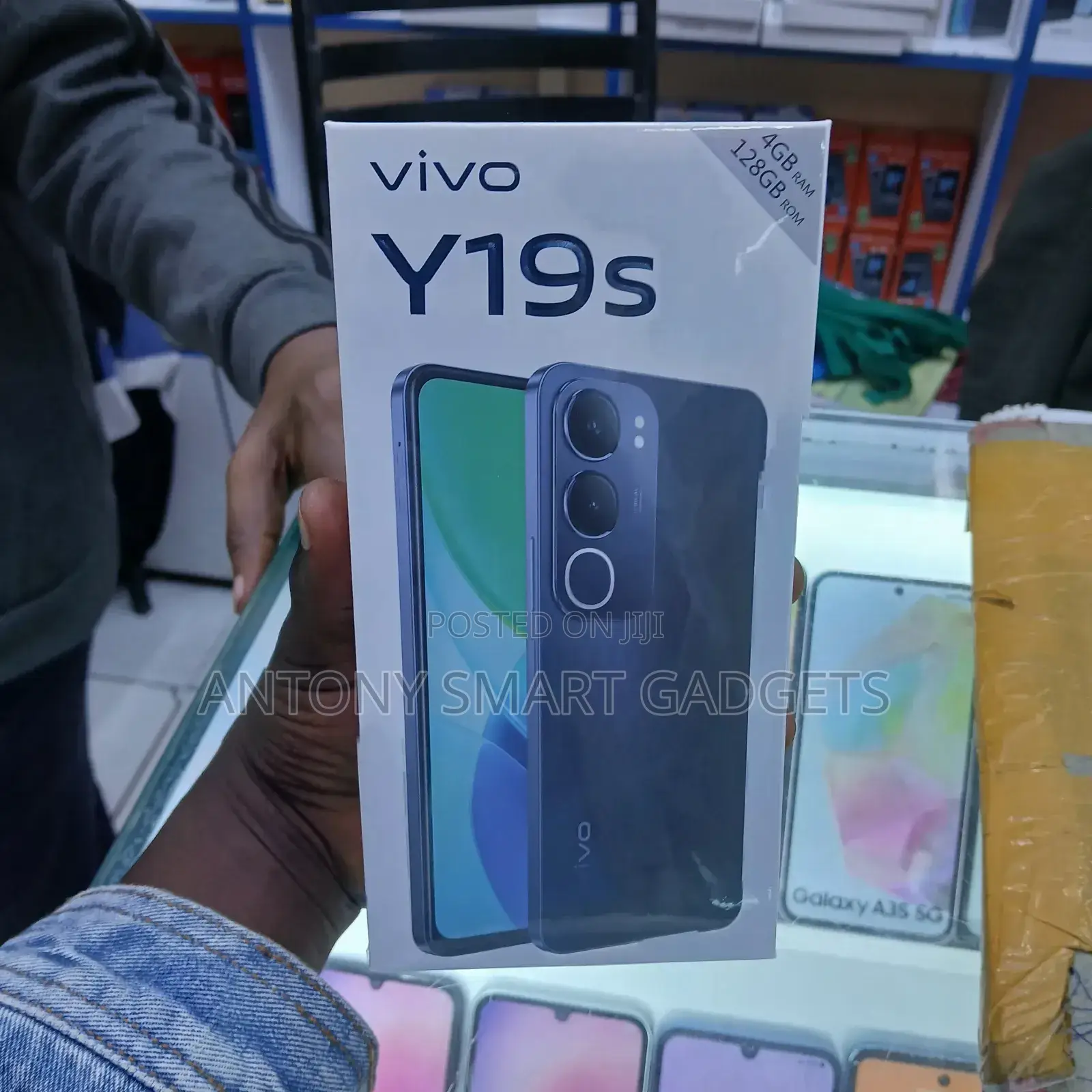 New Vivo Y19 128 GB Black