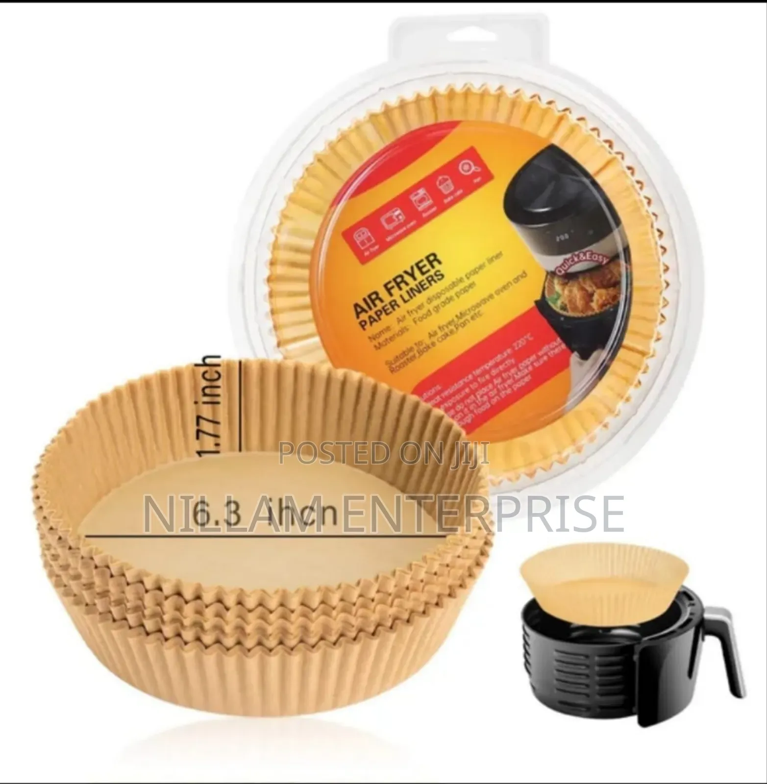 Nonstick Air Fryer/Air Frier Liners 25pcs