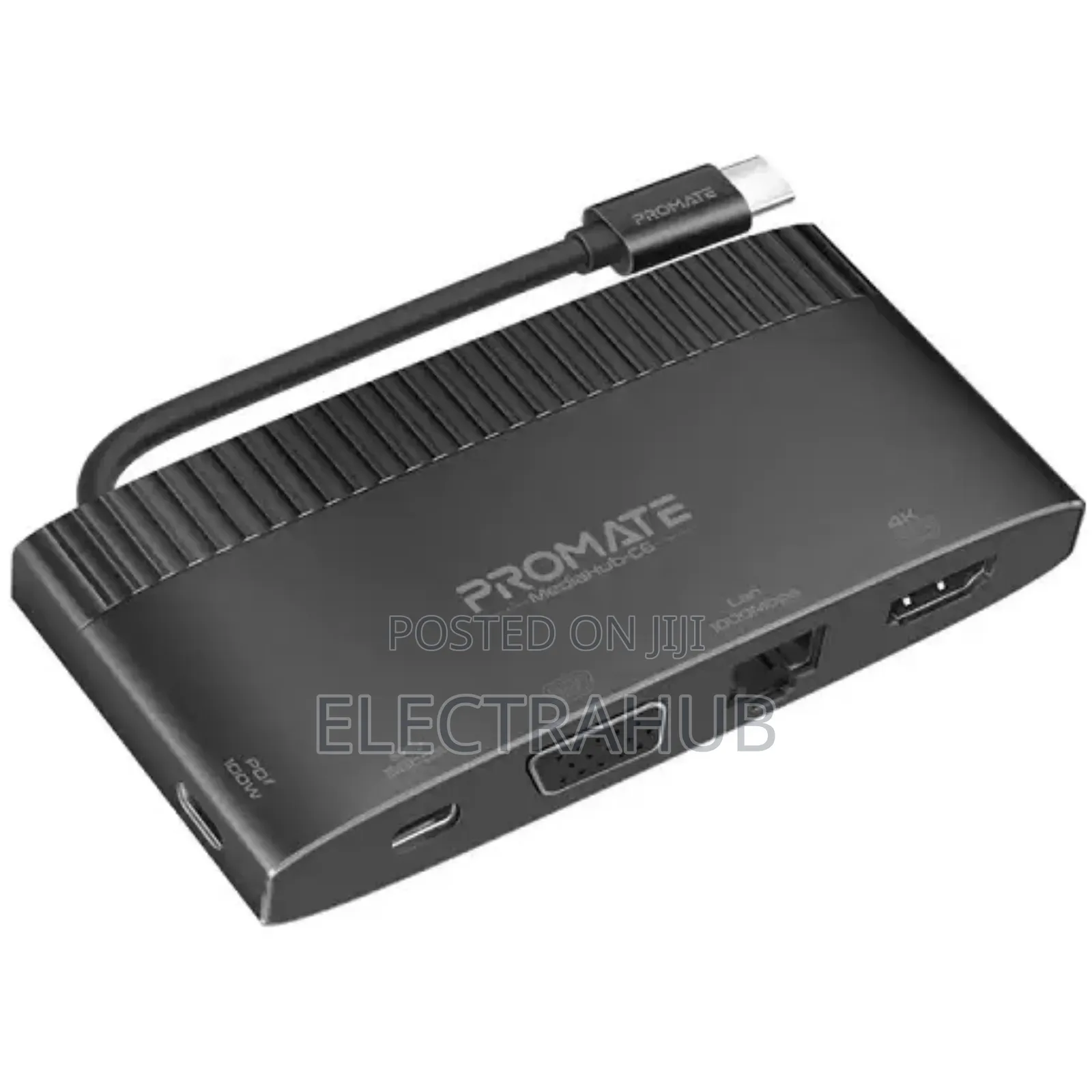 PROMATE Mediahub-C6 USB Multi Port Hub With USB-C Connector