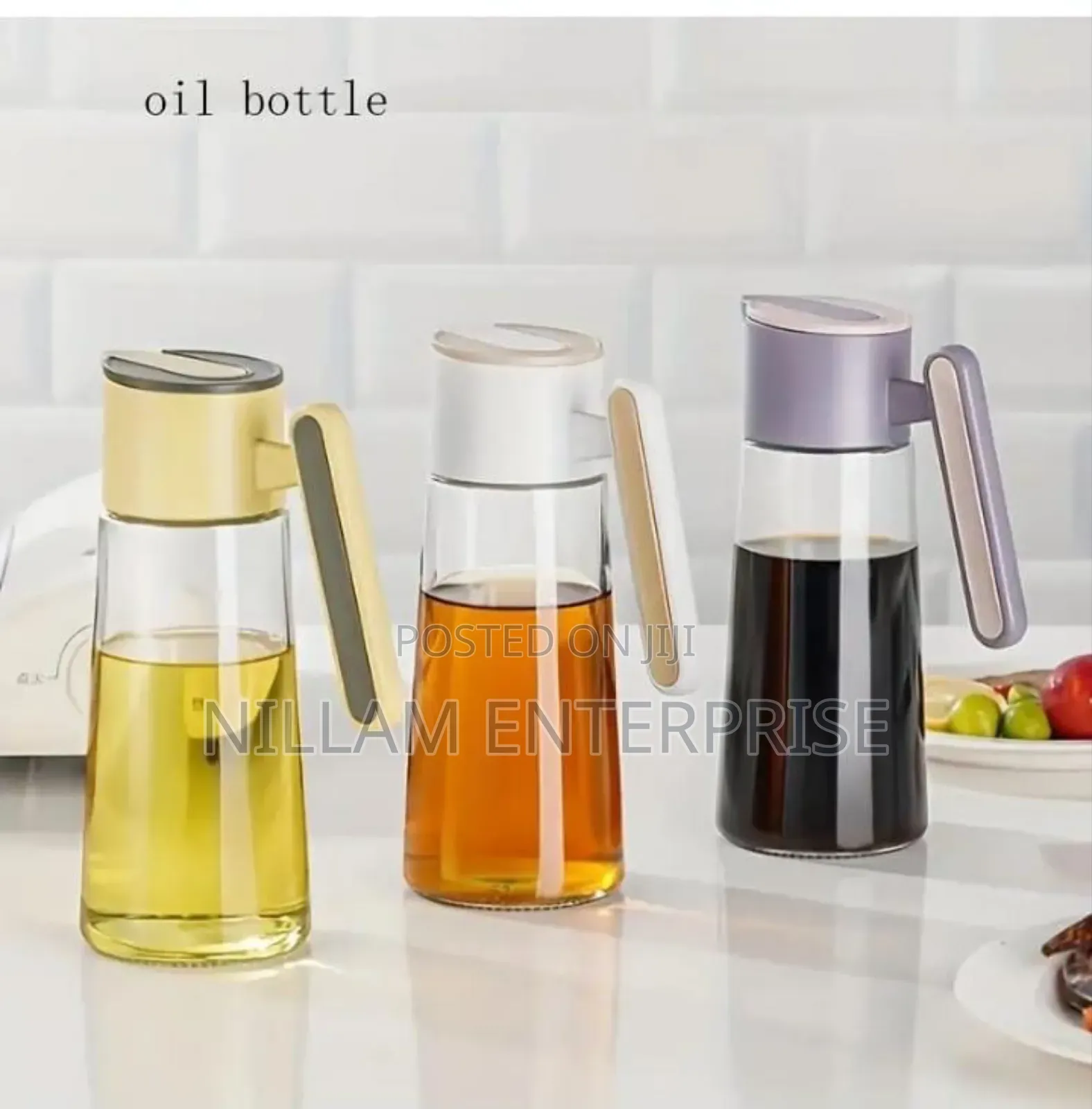 High-Quality Glass Oil Dispenser 
620ml