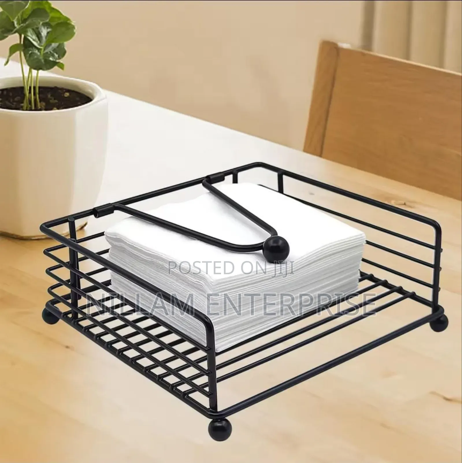 Metallic Serviette Holder