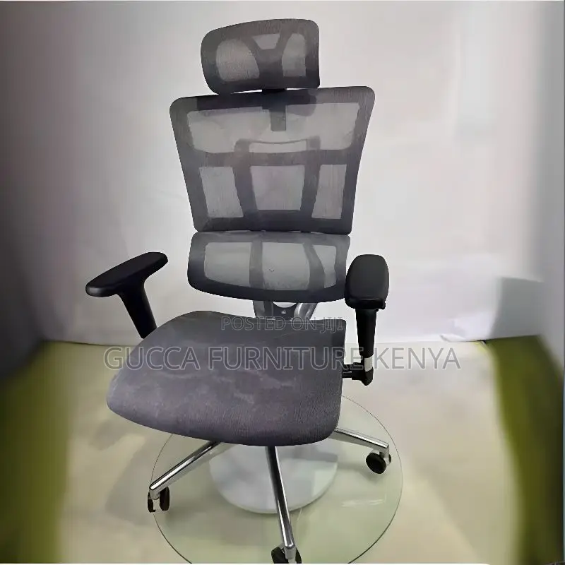 Office Chairs: Black Orthopedic High Back Comfy Office Chair