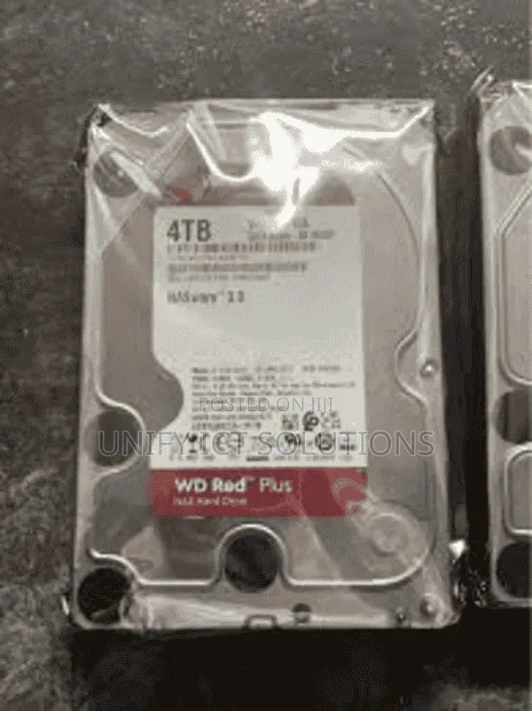 Western Digital 4TB WD Red Plus NAS Internal Hard Drive HDD