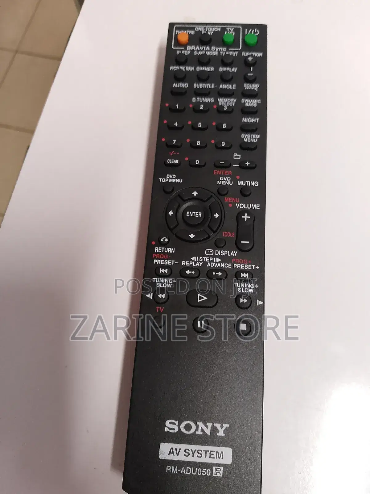 RM-ADU050 Sony System Home Theater Remote Control