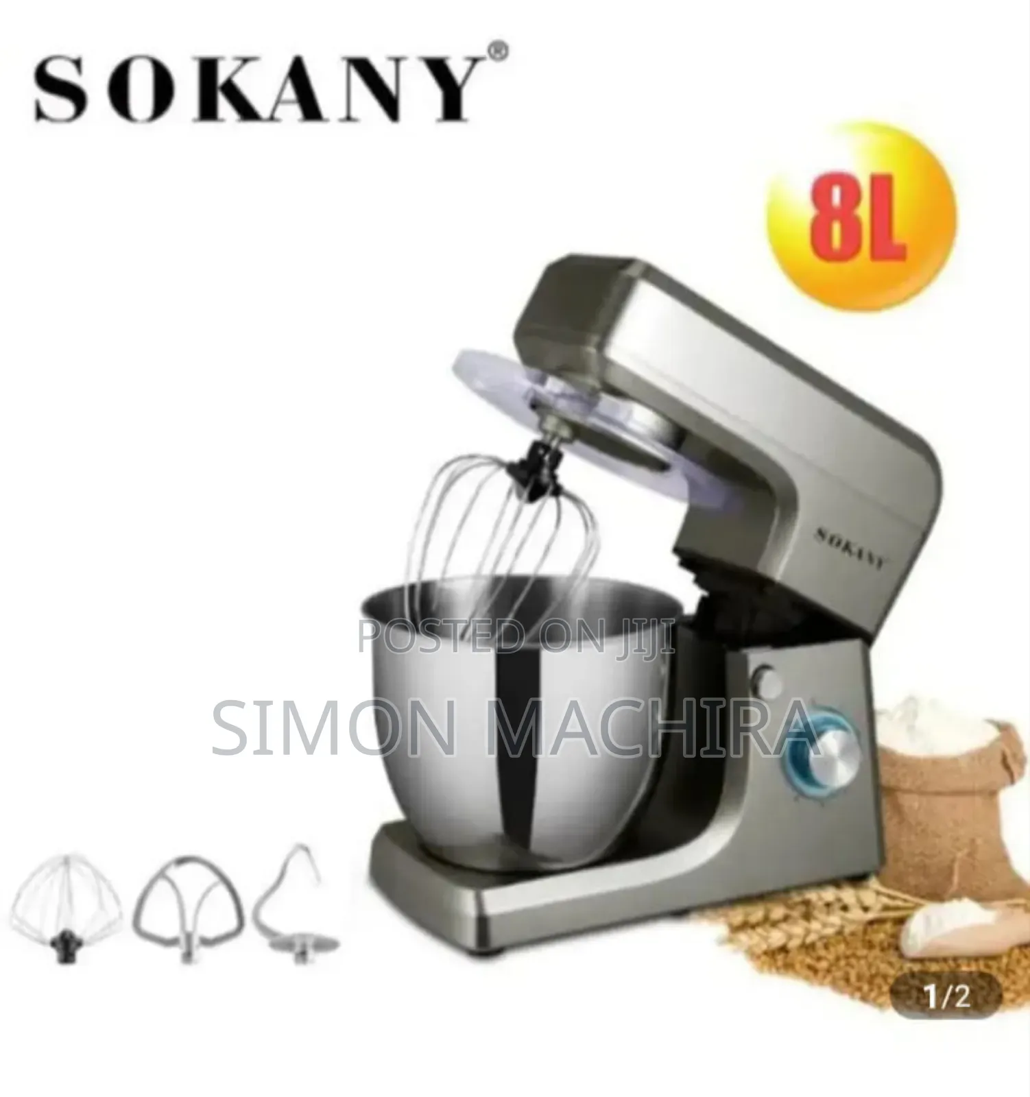 8L Commercial Sokany Mixer