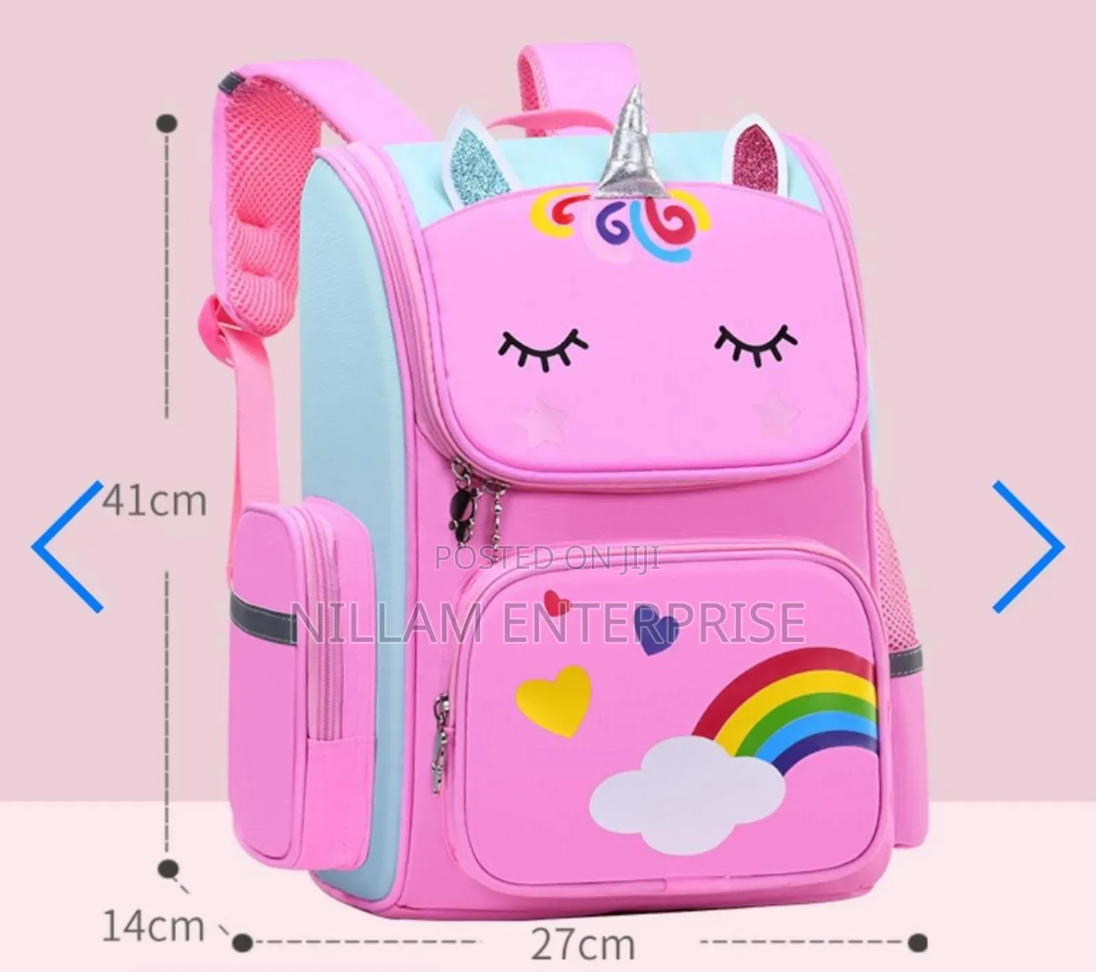 Unicorn Cartoon School Bags*