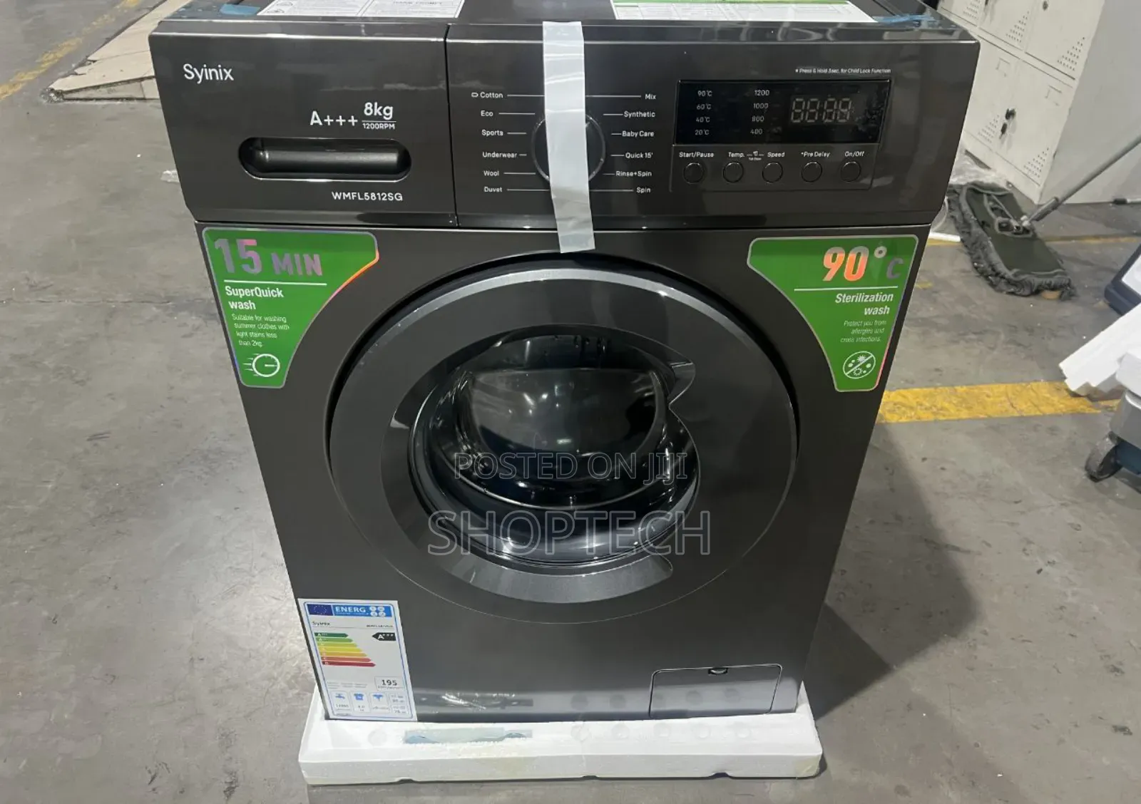 Syinix 8kgs Front Load Washing Machine