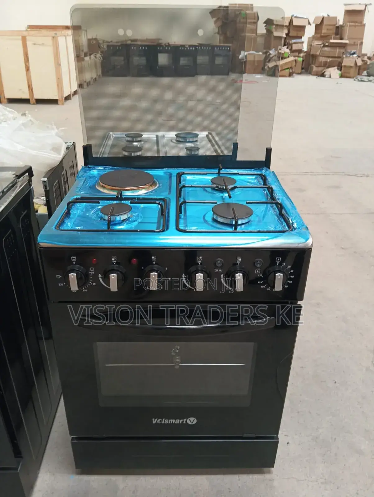 50*55 Volsmart 3+1 Jet Standing Cooker With Electric Oven