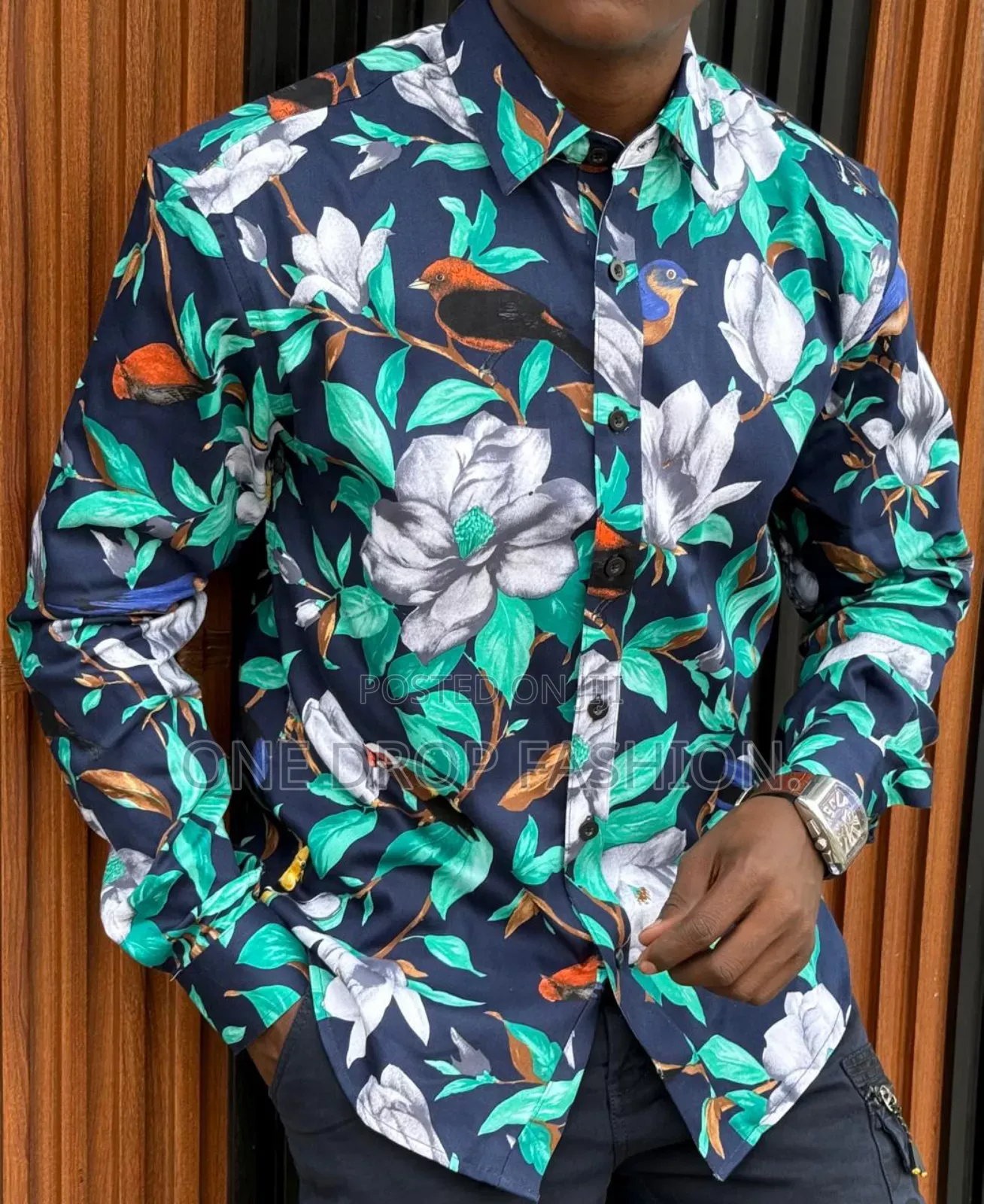 Casual Floral Shirts M