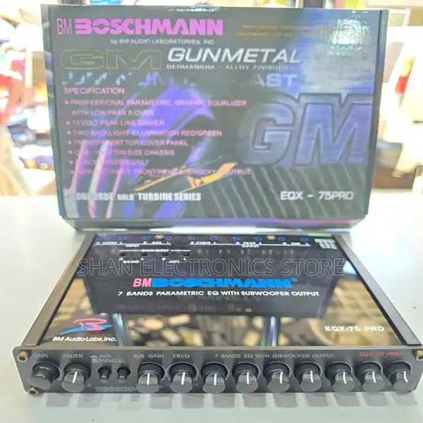Boschmann EQX - 75 Pro 7 Band Parametric Equalizer