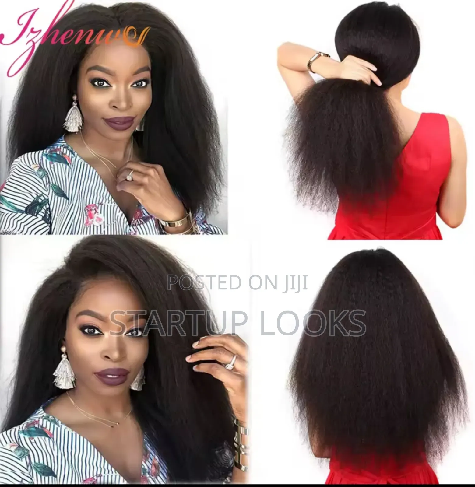Yaki Straight Human Hair 13 by 4 Wig Human Hair