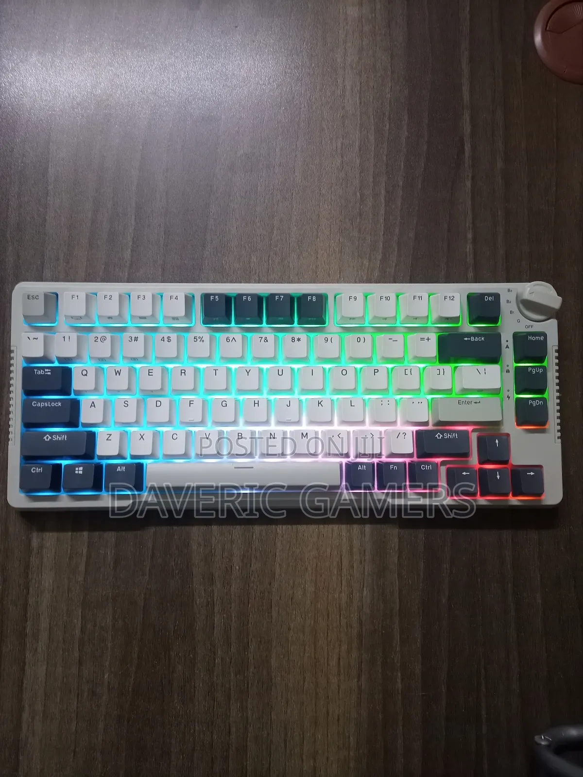 Rk H81 Tri-Modes 75% Gasket Mount RGB Mechanical Keyboard