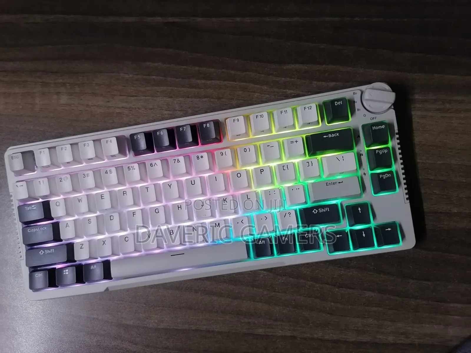 Rk H81 Tri-Modes 75% Gasket Mount RGB Mechanical Keyboard