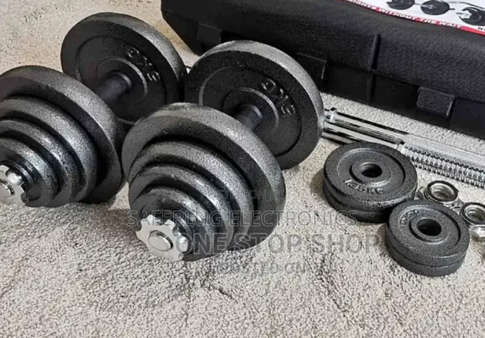 Chrome Dumbbells 15kg Without Case