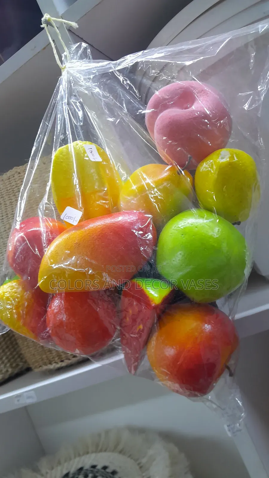 Fruits Artificial 13pcs Grapes Included