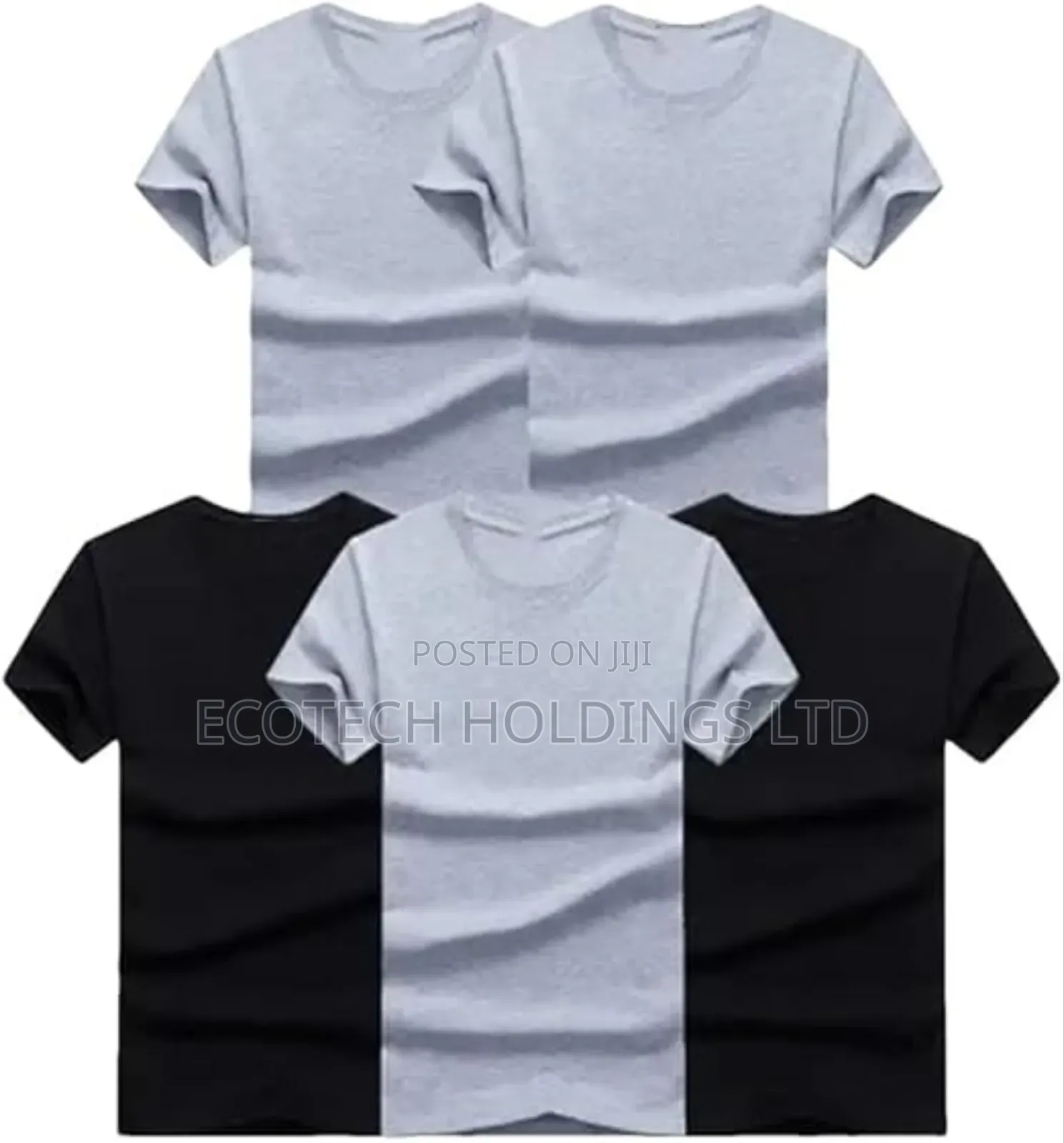 Large Size Plain Round Neck T Shirt Fe3wq