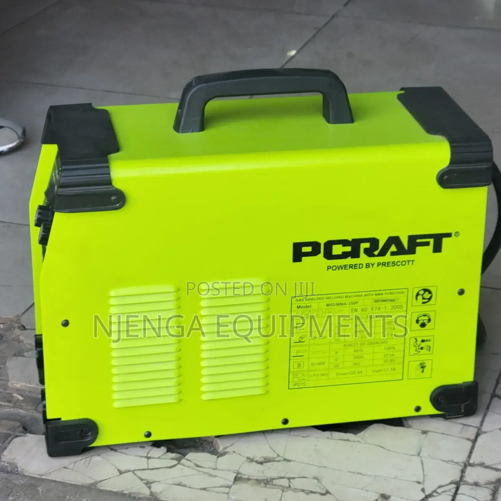 Prescott Weldmaster 350F MIG/MMA Welding Machine