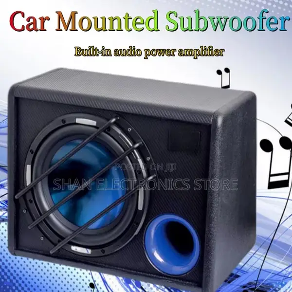  at Car Active Full Audio Sound Subwoofer Box Portable 10 Inch