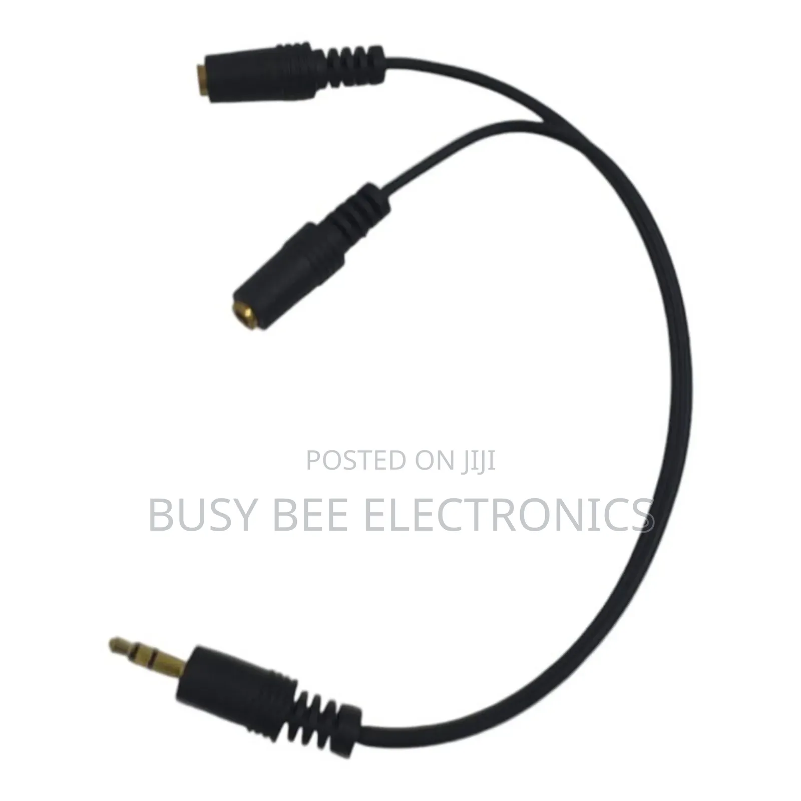 3.5mm Stereo Male to 2 3.5mm Stereo Female Y Cable (6′′)