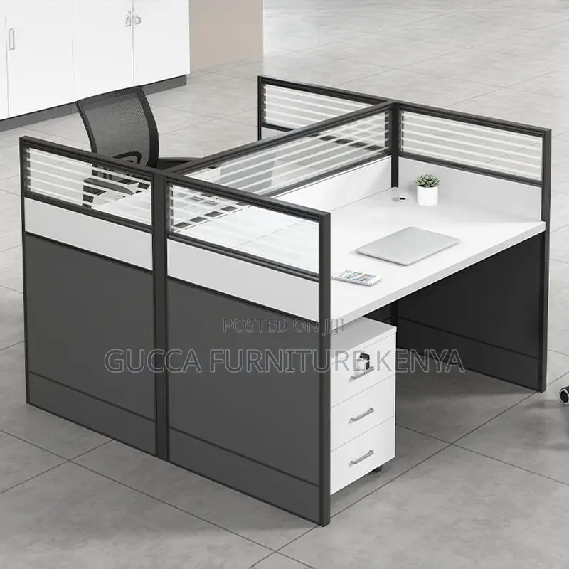Workstations:Open View 2way Modular White Office Workstation