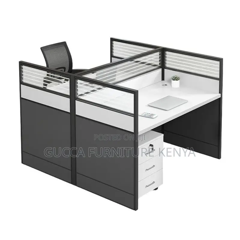 Workstations:Open View 2way Modular White Office Workstation