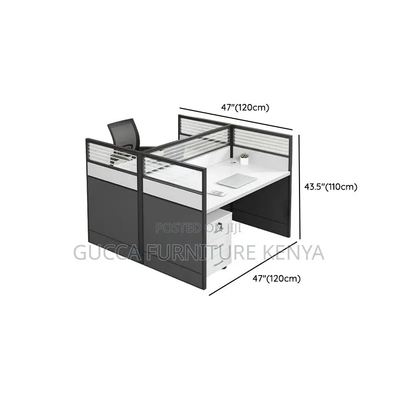Workstations:Open View 2way Modular White Office Workstation