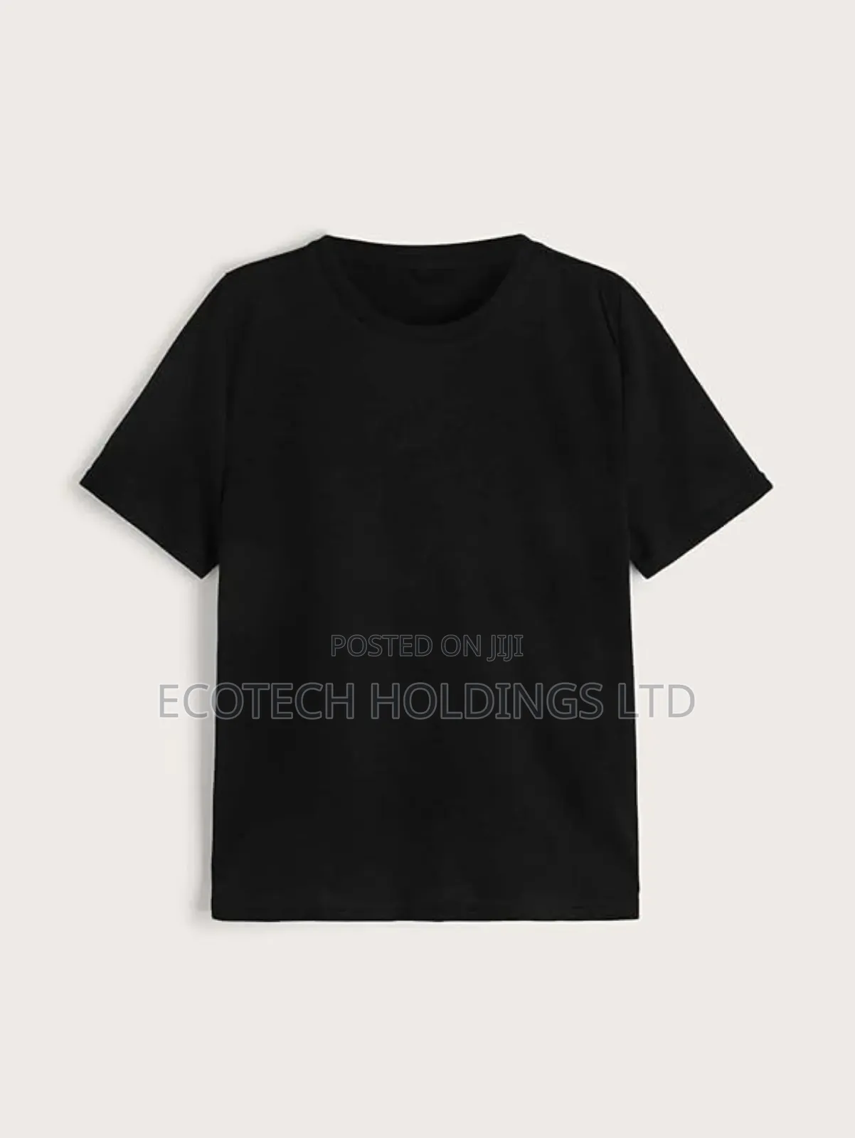 Plain Round Neck T Shirt Small Size Sjk9j