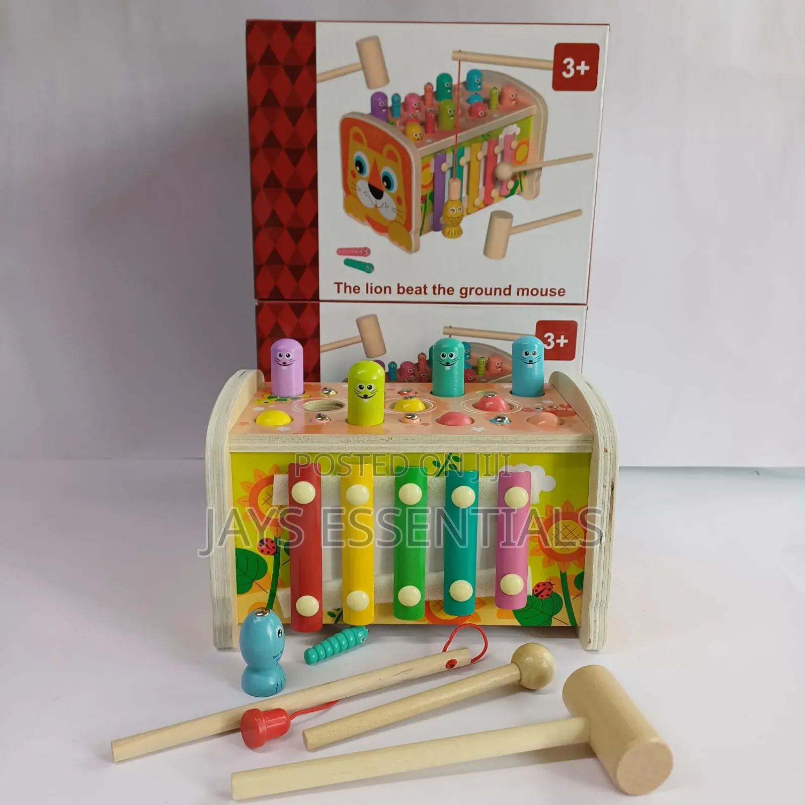 Wooden Montessori Lion Beat