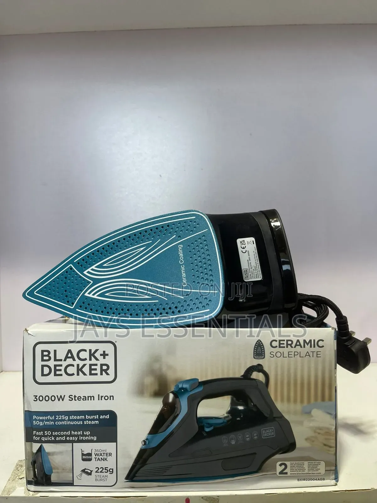 3000 Watts Black Decker Iron Box