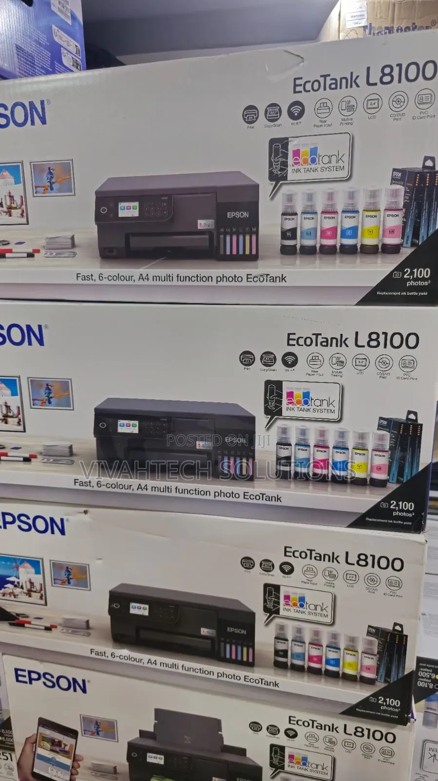 Epson 6 Color L8100 Printer 6 Color Epson L8100 Printer L850