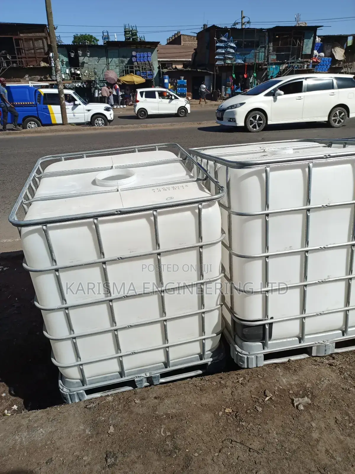 1000L Steel Caged IBC Tanks