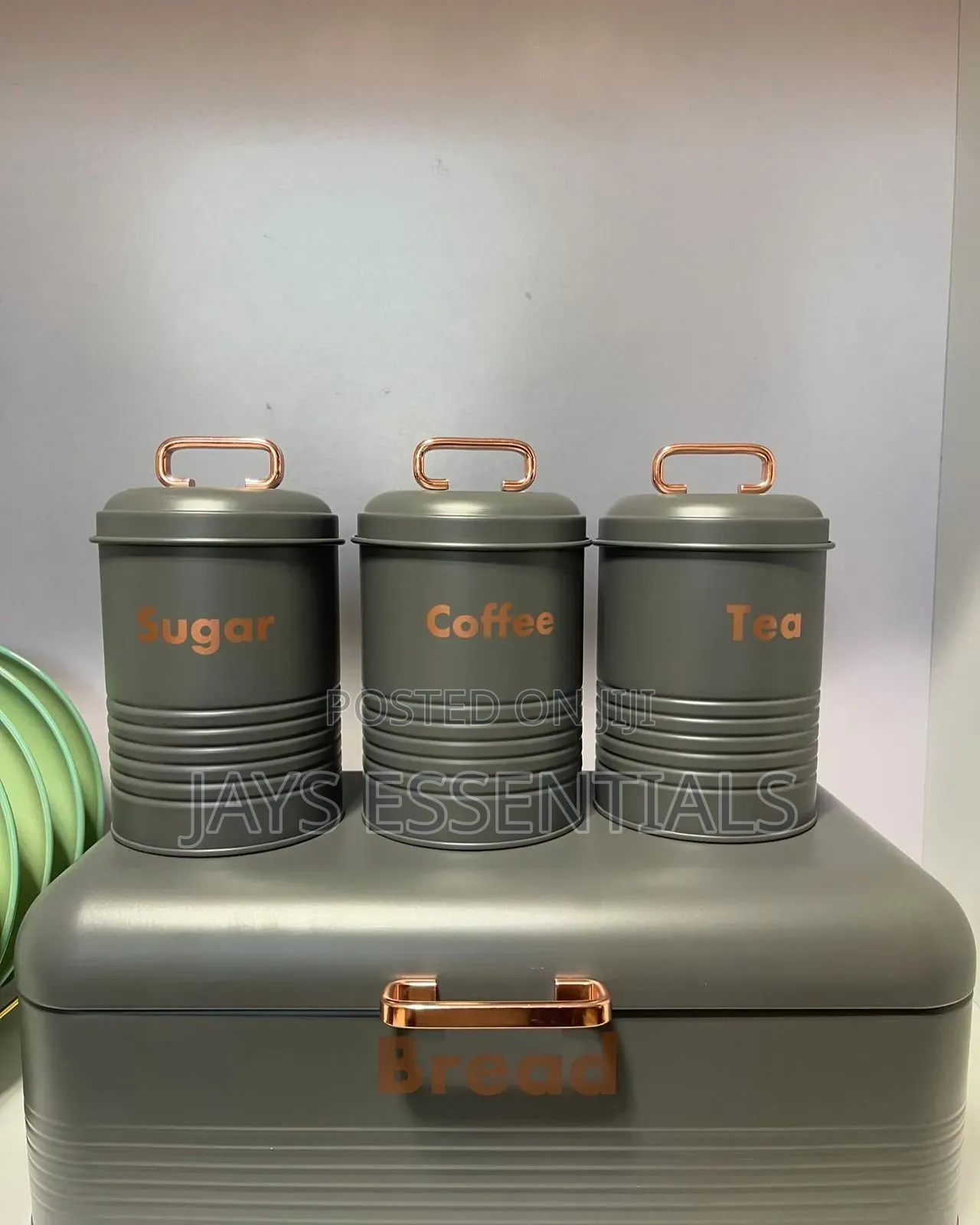 4pc Bread Bin Canister Set