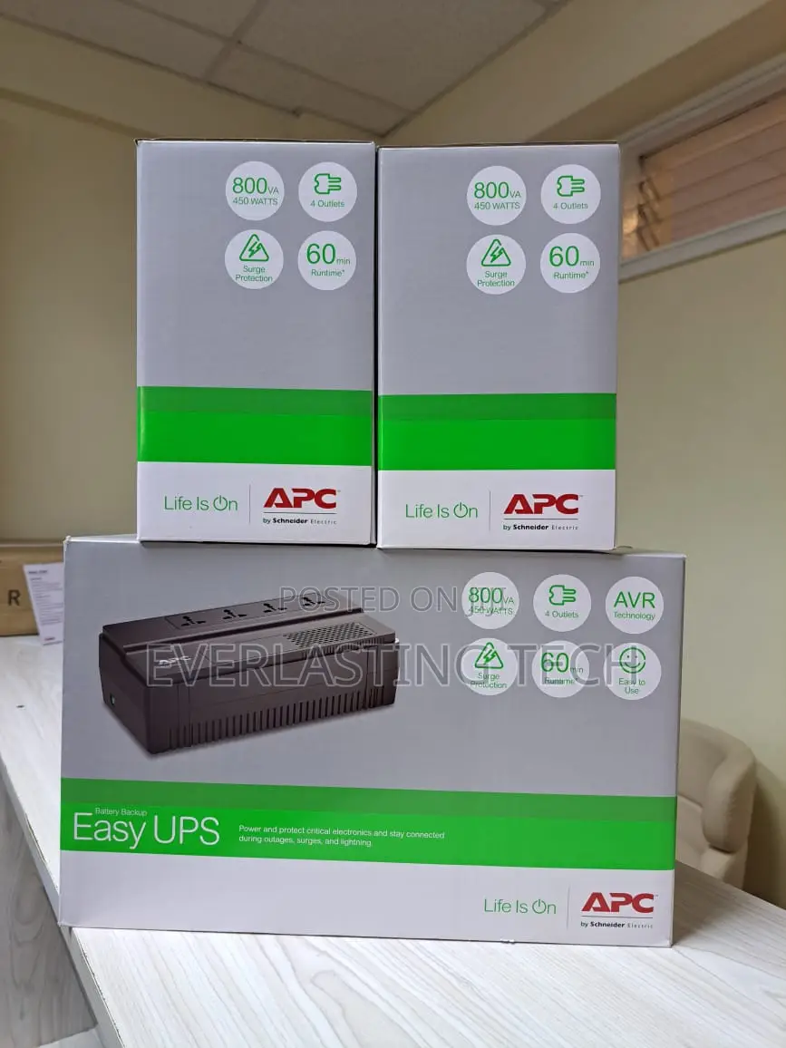 APC Easy Ups Bv 800va, Avr, Universal Outlet, 230v