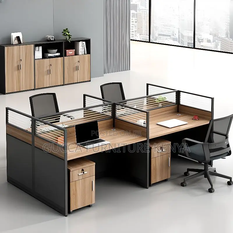Workstations:4-User Modular Executive Office Workstation