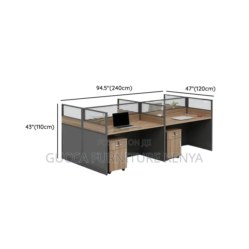 Workstations:4-User Modular Executive Office Workstation