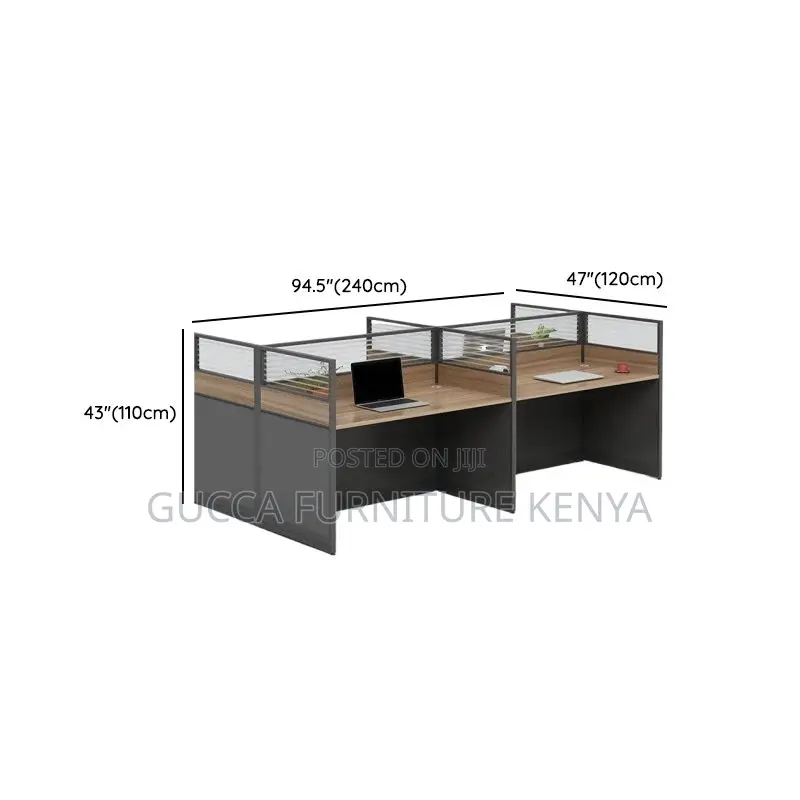 Workstations:4-User Modular Executive Office Workstation