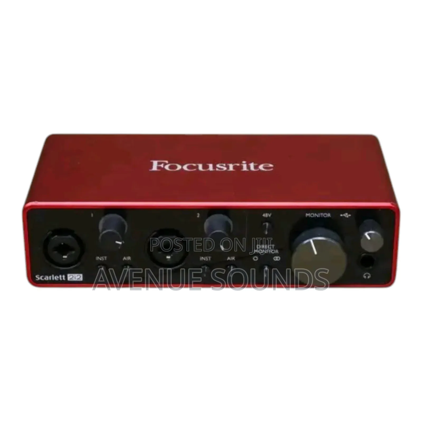 Focusrite Scarlet 2i2 Soundcard Latest Edition 3rd Gen