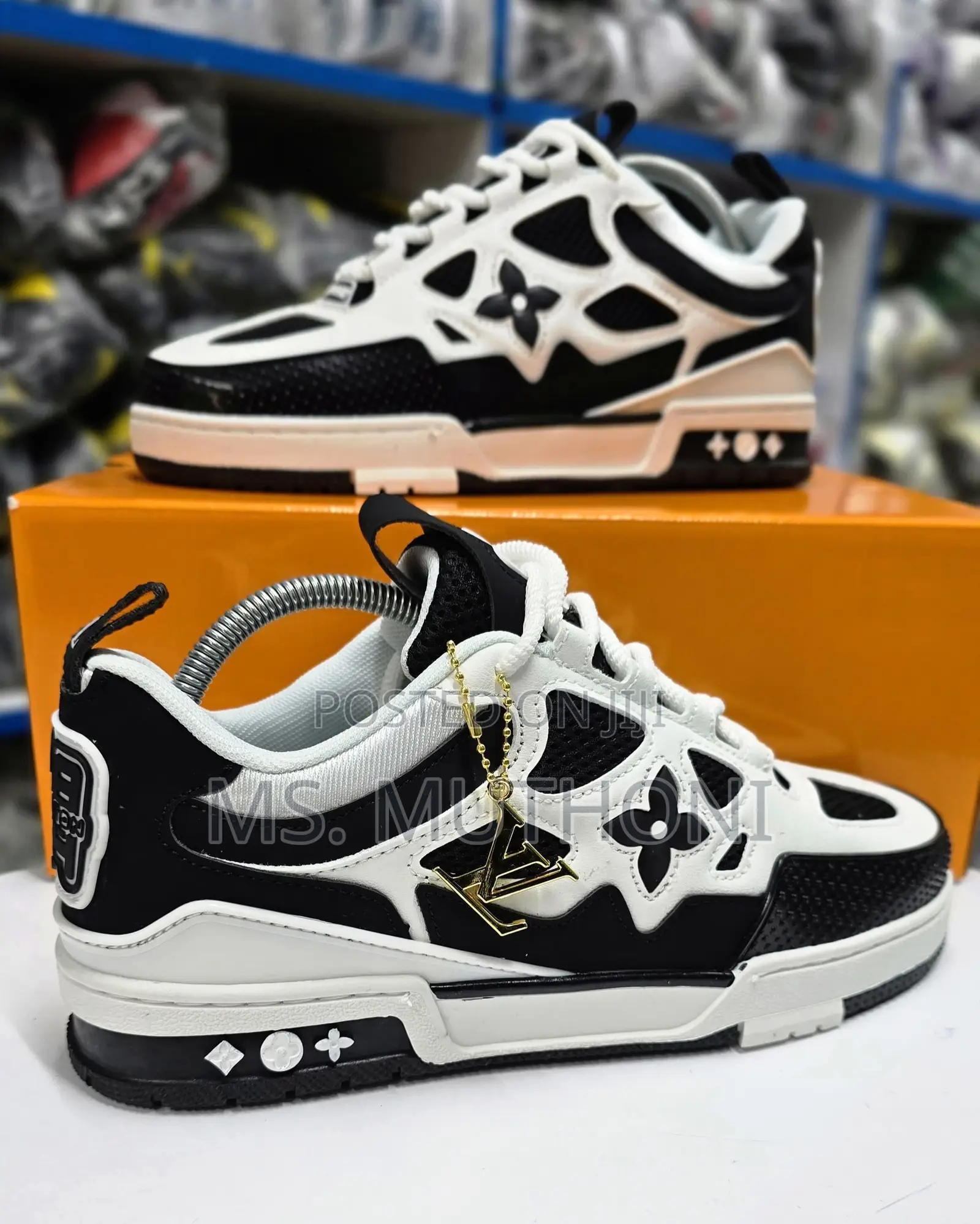 LOUIS VUITTON "Black and White" / Animal Print Sizes 38_45