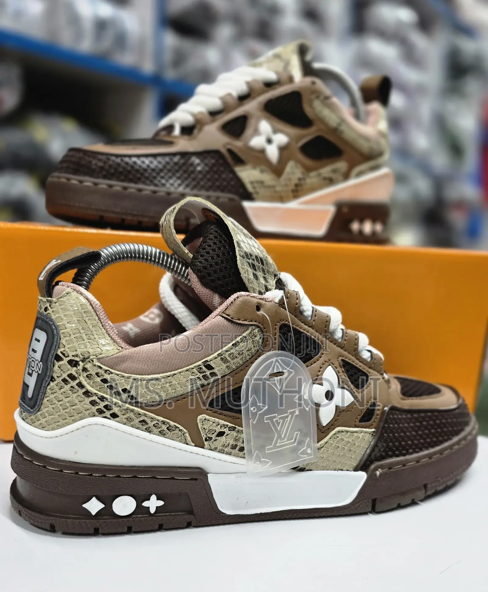 LOUIS VUITTON "Black and White" / Animal Print Sizes 38_45