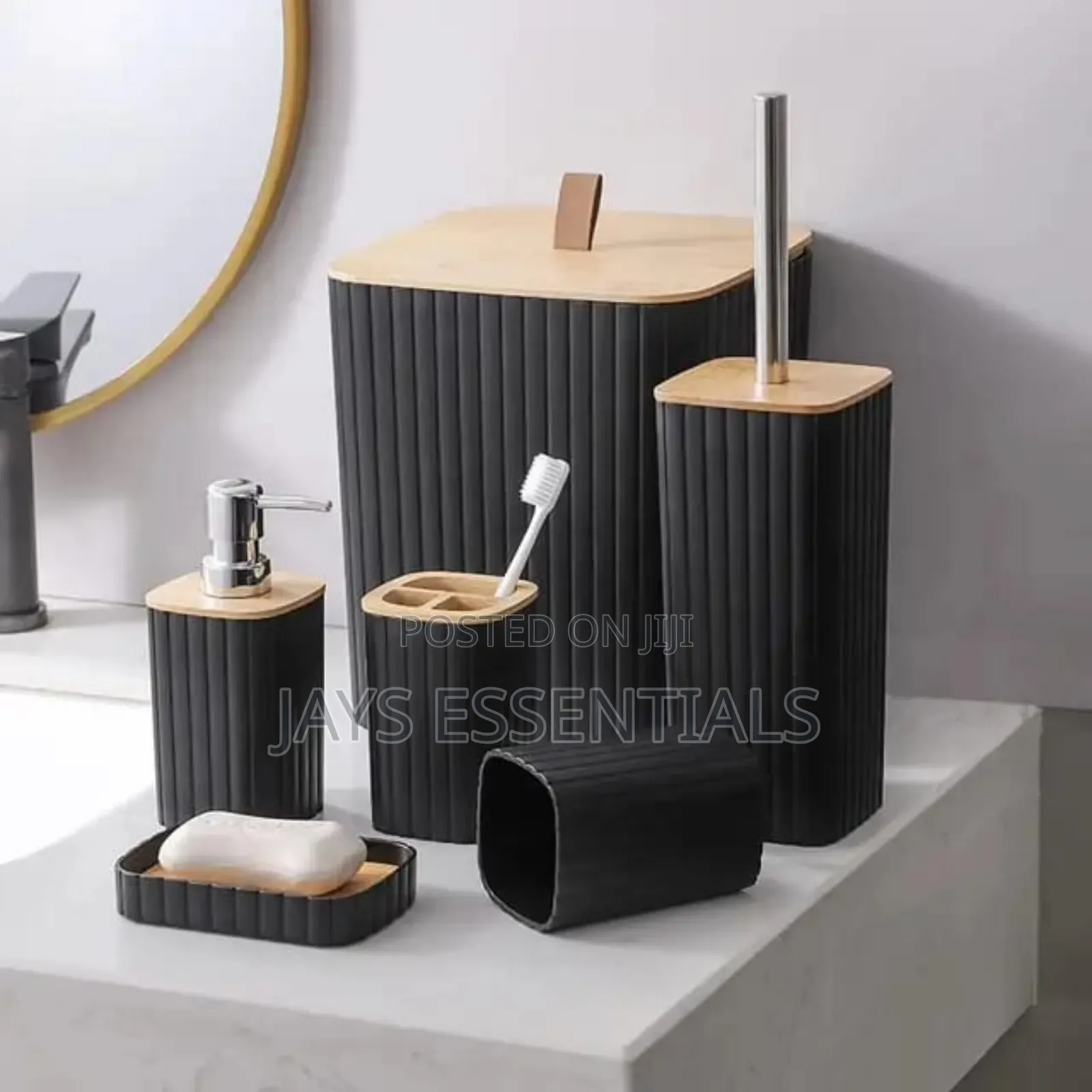 6pc Bathroom Accessories Set