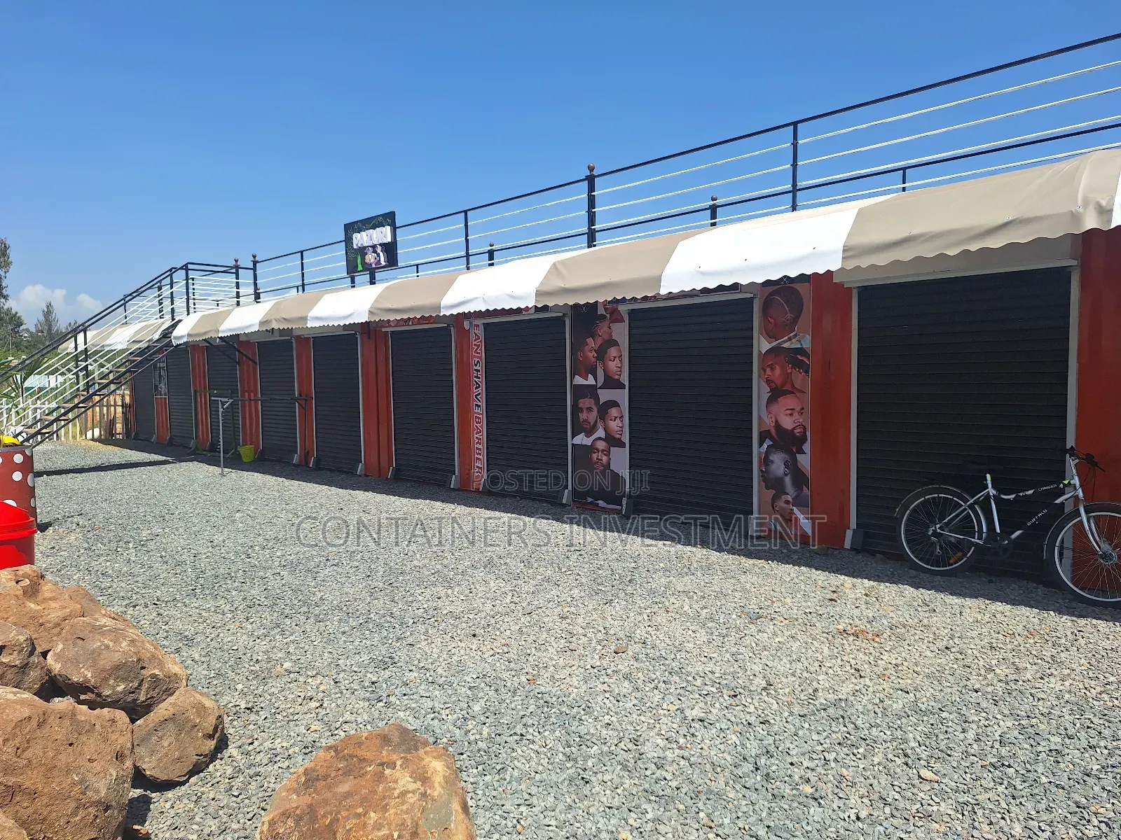 Shipping Container Shopping Centre. 5 Containers In Total.