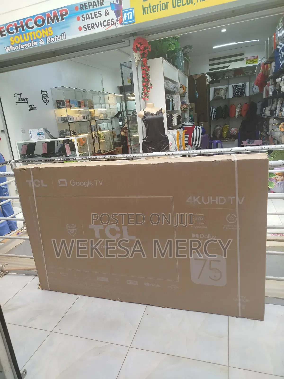 TCL 75′′ V6b HDR Google Tv – 75v6b (New 2024 Model)