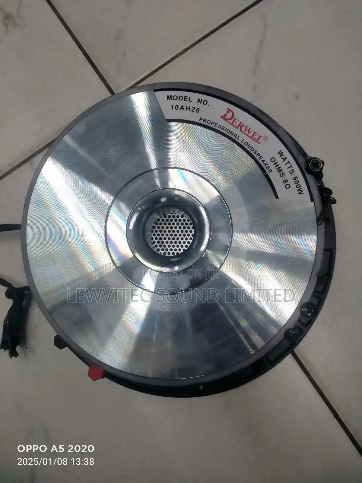 Silver Derwell 10 Inch