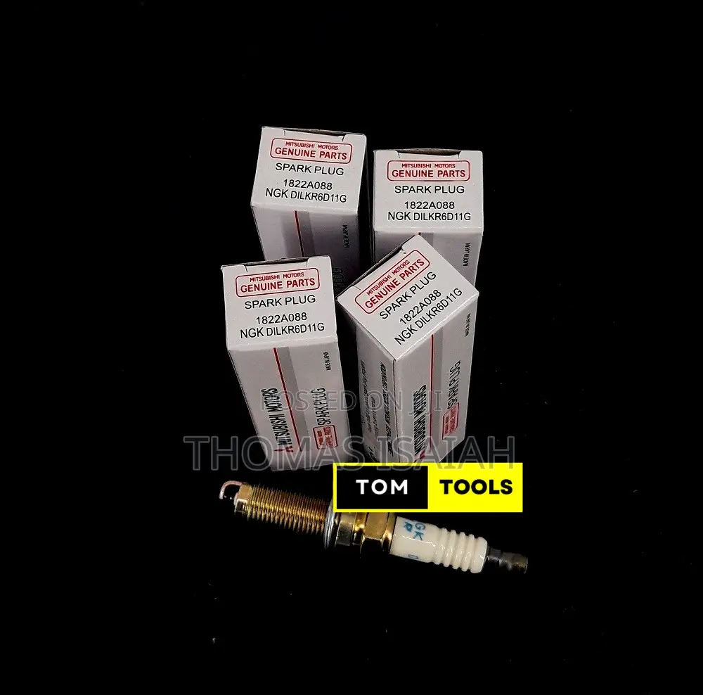 4PCS Mitsubishi NGK DILKR6D11G 0.4mm Iridium Spark Plugs
