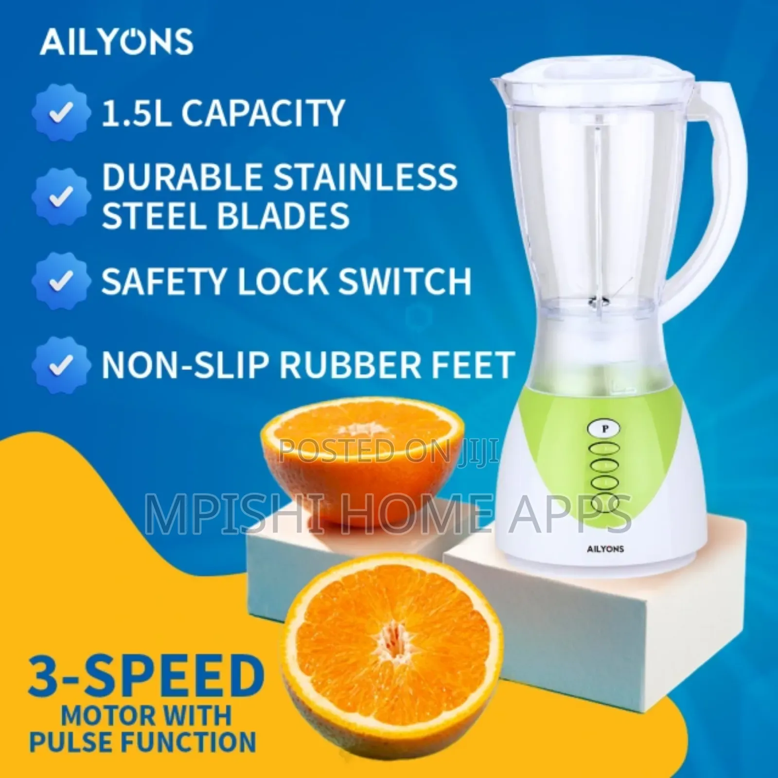 Ailyons Fy-1731-S 1.5L Blender